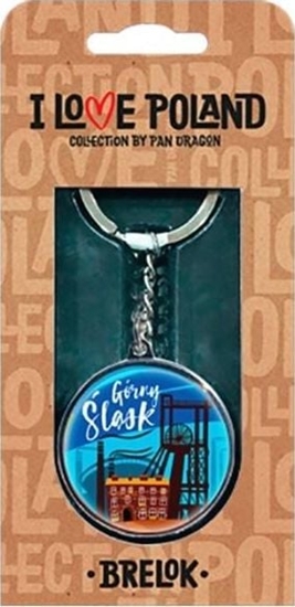 Picture of Breloczek Pan Dragon Brelok I love Poland Górny lsk ILP-BRE-A-KAT-02