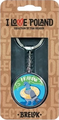 Attēls no Breloczek Pan Dragon Brelok I love Poland Kraków ILP-BRE-A-KRA-09