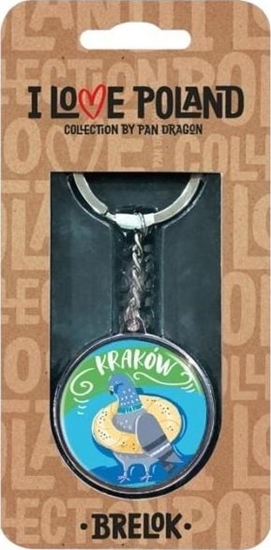 Picture of Breloczek Pan Dragon Brelok I love Poland Kraków ILP-BRE-A-KRA-09