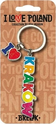 Attēls no Breloczek Pan Dragon Brelok I love Poland Kraków ILP-BRE-B-KR-06