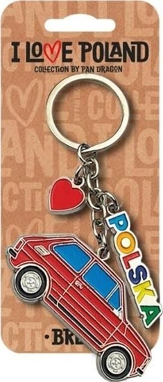 Picture of Breloczek Pan Dragon Brelok I love Poland Polska ILP-BRE-C-PL-07