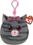 Picture of Breloczek TY Maskotka brelok TY Squish-a-Boos KIKI - szary kot 8,5cm 39565