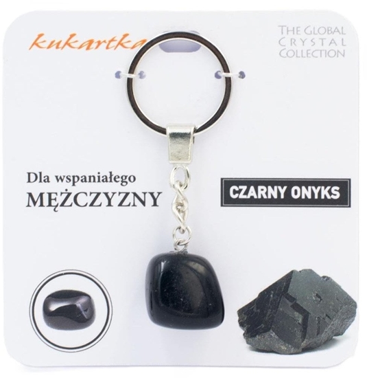 Изображение Brelok Dla wspaniaego mczyzny czarny onyks