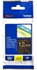 Picture of Brother labelling tape TZE-334 black/gold 12 mm