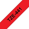 Picture of Brother labelling tape TZE-441 red/black  18 mm