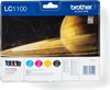 Picture of Brother LC-1100 Value Pack BK/C/M/Y