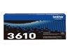 Изображение BROTHER TN3610 ULTRA HIGH YIELD TONER CARTRIDGE, 18,000 PAGES
