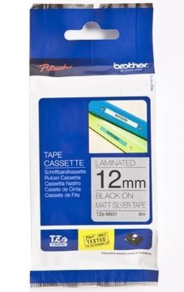 Picture of Brother TZe-M931 label-making tape Black on silver