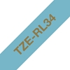 Picture of Brother TZE-RL34 printer ribbon Gold