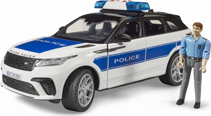 Picture of Bruder brother Range Rover Velar police vehicle with police officer, model vehicle (including light + sound module)