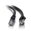 Picture of C2G 0.5m Cat5e Booted Unshielded (UTP) Network Patch Cable - Black