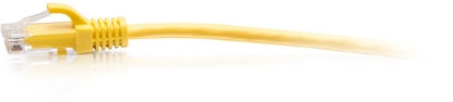 Picture of C2G 10ft (3m) Cat6a Snagless Unshielded (UTP) Slim Ethernet Network Patch Cable - Yellow - Patch-Kabel - RJ-45 (M) zu RJ-45 (M) - 3 m - 4.8 mm - UTP - CAT 6a - geformt, ohne Haken - Gelb