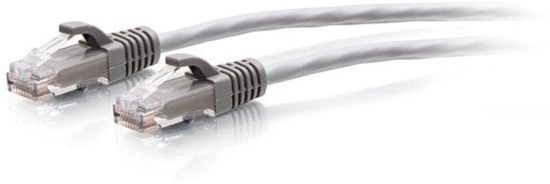 Picture of C2G 2ft (0.6m) Cat6a Snagless Unshielded (UTP) Slim Ethernet Network Patch Cable - Gray - Patch-Kabel - RJ-45 (M) zu RJ-45 (M) - 60 cm - 4.8 mm - UTP - CAT 6a - geformt, ohne Haken - Grau