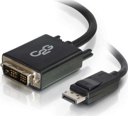 Picture of C2G C2G 2m DisplayPort to Single Link DVI-D Adapter Cable M/M - DP to DVI - Black - DisplayPort-Kabel - DisplayPort (M) zu DVI-D (M) - 2 m - Schwarz