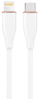 Изображение Kabelis Gembird Premium silicon 8-pin Male - USB Type-C Male 1.5m White