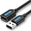 Picture of CABLE USB2.0 MALE TO FEMALE/1.5M BLACK CBIBG VENTION