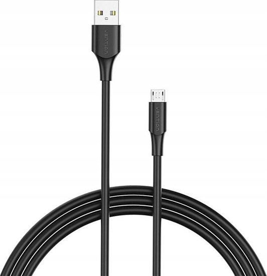 Изображение CABLE USB2.0 TO MICRO-B/1M BLACK CTIBF VENTION