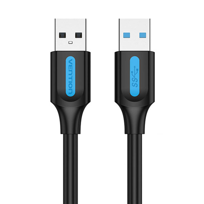 Picture of CABLE USB3.0 MALE TO MALE/1.5M BLACK CONBG VENTION