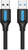 Изображение CABLE USB3.0 MALE TO MALE/1.5M BLACK CONBG VENTION