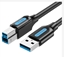 Attēls no CABLE USB3.0 MALE TO MALE/3M BLACK COOBI VENTION
