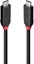 Изображение CABLE USB4 240W TYPE C 1M/BLACK LINE 37001 LINDY