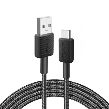 Attēls no Kabel 322 USB-A do USB-C oplot 0.9m czarny