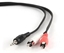 Attēls no Cablexpert | 2.5m, 3.5mm/2xRCA, M/M | 3.5mm | 2 x RCA
