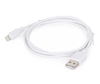 Picture of Cablexpert 8-pin sync and charging cable, white, 1 m