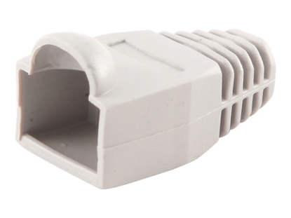Picture of Cablexpert BT5GY/100 Strain relief (boot cap), grey, 100 pcs per polybag |