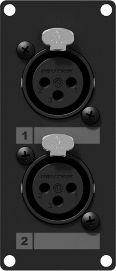 Picture of Caymon Modu CASY ze zczami 2x XLR eskim (CASY125/B)