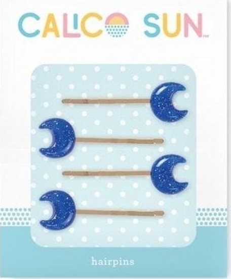 Picture of Calico Sun Spinki do wosów Sophia - Ksiyc 4szt.