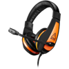 Picture of Canyon Gaming headset 3.5mm jack with adjustable microphone and volume control Black Orange