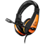 Picture of Canyon Gaming headset 3.5mm jack with adjustable microphone and volume control Black Orange