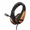 Picture of Canyon Gaming headset 3.5mm jack with adjustable microphone and volume control Black Orange