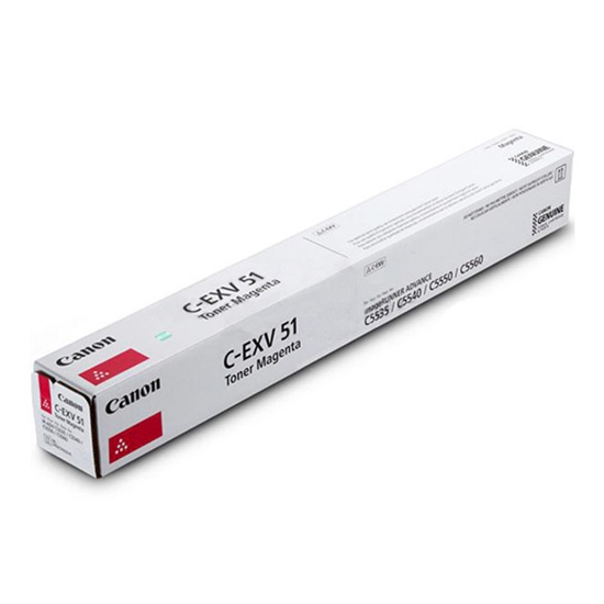 Picture of Canon C-EXV51 toner cartridge Original Magenta