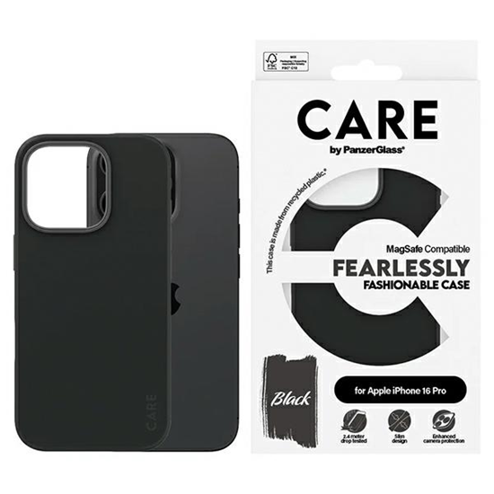 Изображение CARE by PanzerGlass Fashionable Case BK MagSafe iP 16 Pro
