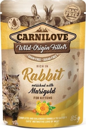 Attēls no Carnilove CARNILOVE KOT sasz.85g RABBIT&MARIGOLD