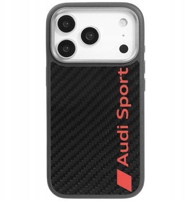 Attēls no Case Audi R8 Carbon Fiber MagSafe for iPhone 17 Pro black