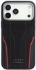 Изображение Case Audi R8 Genuine Leather MagSafe for iPhone 17 Pro black-red
