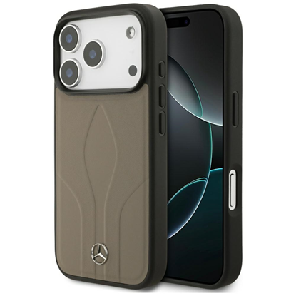Attēls no Case Mercedes Leather The Move MagSafe for iPhone 
