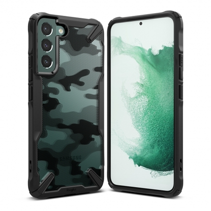 Picture of Case RINGKE Fusion X for Galaxy S22 Plus - Camo Bl