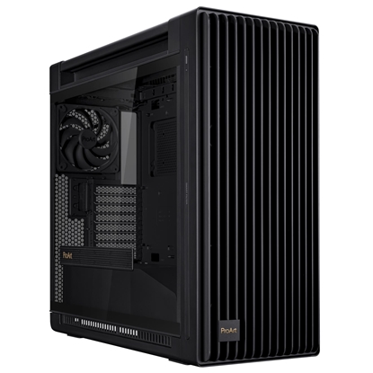 Attēls no Case|ASUS|PA602|MidiTower|Case product features Transparent panel|Not included|ATX|EATX|MicroATX|MiniDTX|MiniITX|Colour Black|PROARTPA602TGARGBBLK
