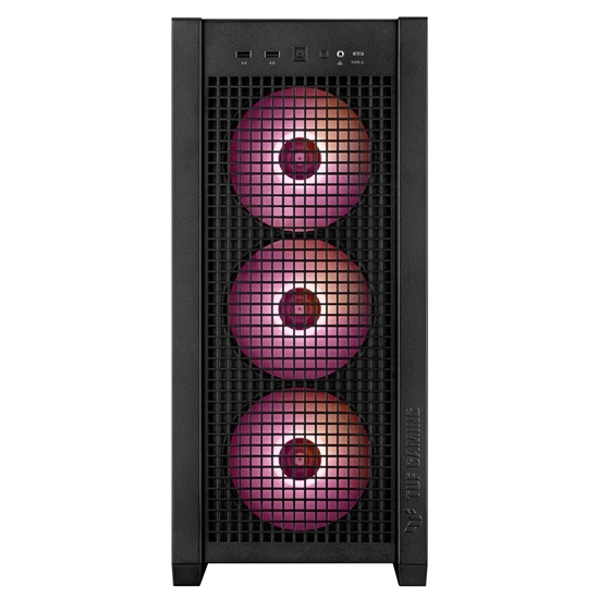Изображение Case|ASUS|TUF Gaming GT302 ARGB|MidiTower|Case product features Transparent panel|Not included|ATX|EATX|MicroATX|MiniITX|Colour Black|TUFGAMINGGT302ARGBBK