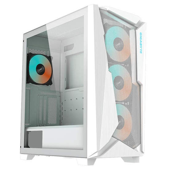 Изображение Case|GIGABYTE|C301GW V2|MidiTower|Case product features Transparent panel|Not included|ATX|EATX|MicroATX|MiniITX|Colour White|C301GWV2