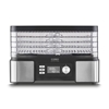 Изображение Caso Food Dehydrator DH 450 Power 370-450 W, Number of trays 5, Temperature control, Integrated timer, Black/Stainless Steel
