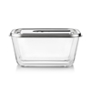Picture of Caso Glass Vacuum Container with Plastic Lid | VacuBoxx Inox XL | Transparent