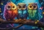 Attēls no Castorland Puzzle 1000 Three Little Owls CASTOR