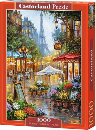 Attēls no Castorland Puzzle 1000 Wiosenne Kwiaty, Paris