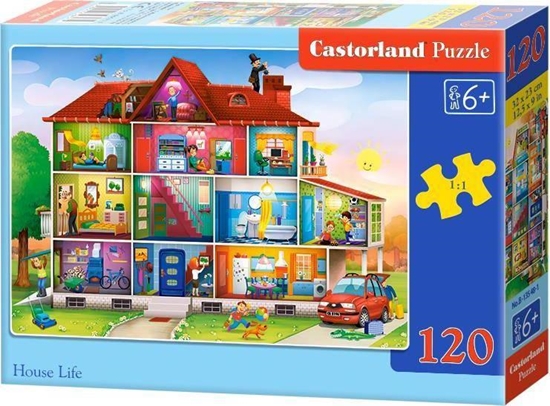 Изображение Castorland Puzzle 120 House Life CASTOR