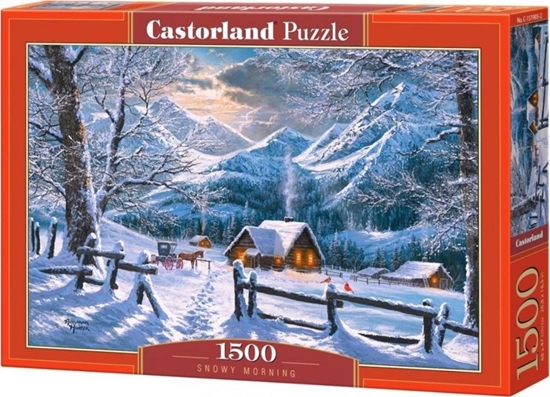 Picture of Castorland Puzzle 1500 el snowy morning nieny poranek góry
